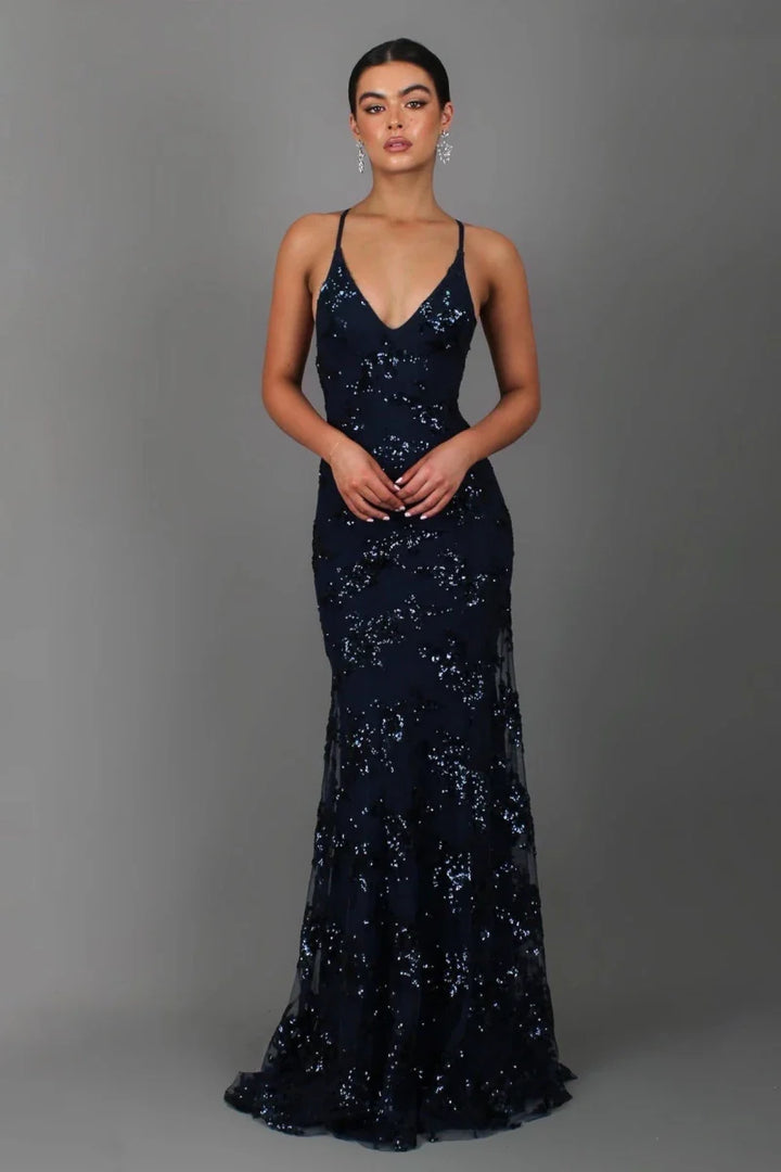Seraphina | Women’s Evening Dress featuring Sequin Detail