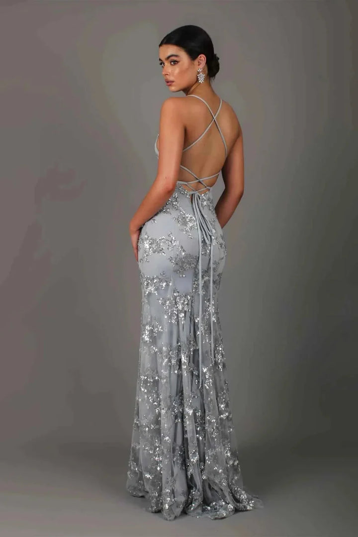 Seraphina | Women’s Evening Dress featuring Sequin Detail