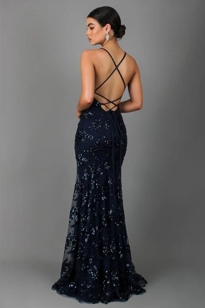 Seraphina | Women’s Evening Dress featuring Sequin Detail