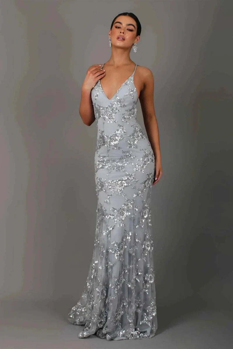Seraphina | Women’s Evening Dress featuring Sequin Detail