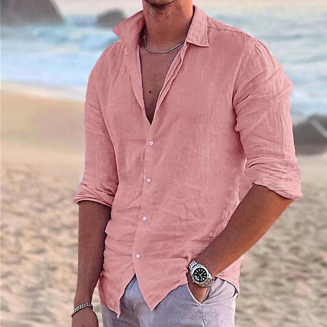 Callen | Men’s Linen Shirt designed for Relaxed Summer Wear
