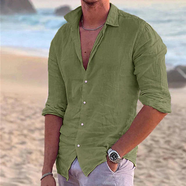 Callen | Men’s Linen Shirt designed for Relaxed Summer Wear