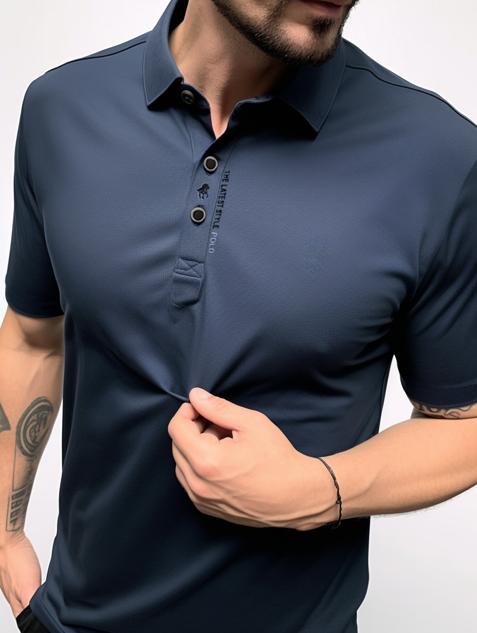 Spencer | Men's Wrinkle-Free Polo Shirt for Smart Casual Spring and Summer Wear