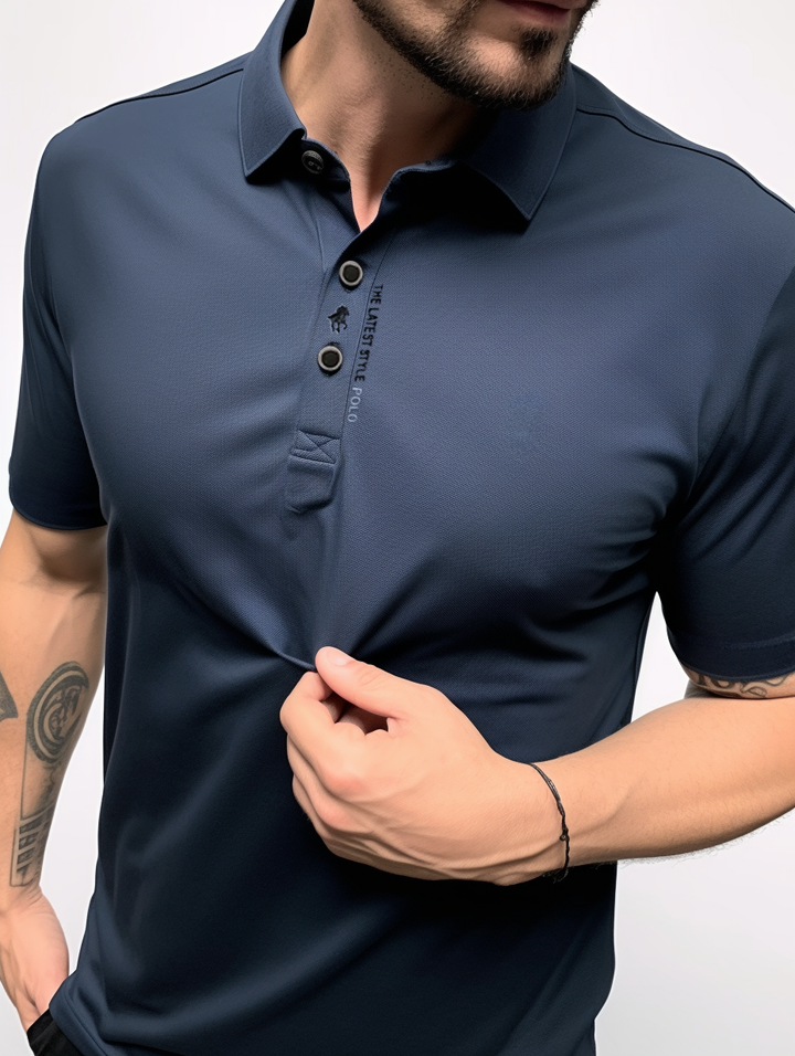 Spencer | Men's Wrinkle-Free Polo Shirt for Smart Casual Spring and Summer Wear