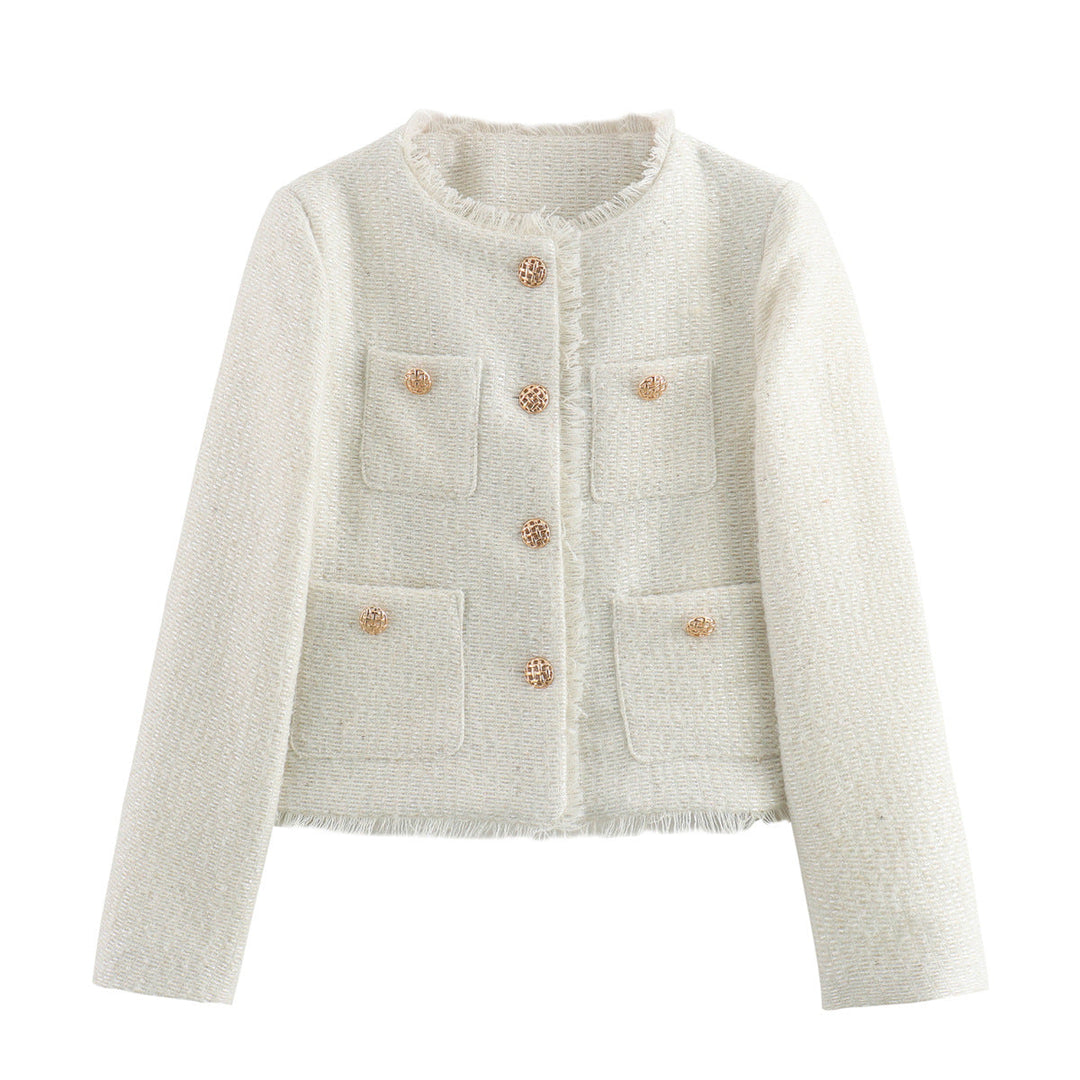 Camille | Women’s Tweed Jacket in a Cropped Tailored Fit