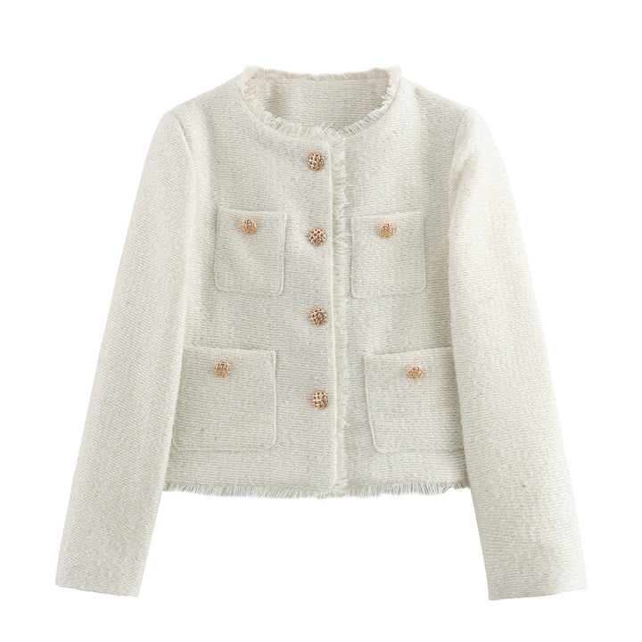 Camille | Women’s Tweed Jacket in a Cropped Tailored Fit
