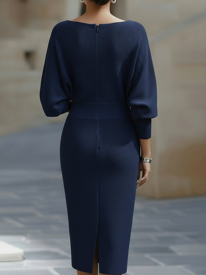 Serena | Women’s Midi Dress in a Soft Knit Style
