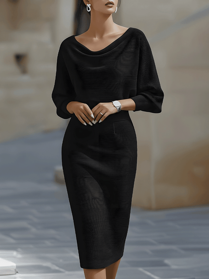 Serena | Women’s Midi Dress in a Soft Knit Style