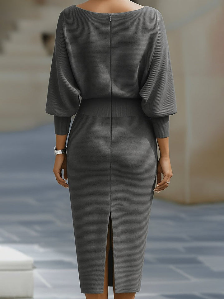 Serena | Women’s Midi Dress in a Soft Knit Style