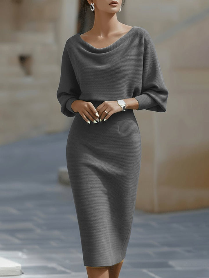 Serena | Women’s Midi Dress in a Soft Knit Style