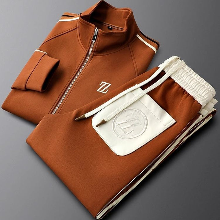 Jenson | Men’s Tracksuit featuring a Zip-Up Jacket